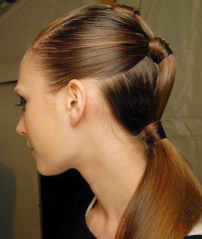 Creative ponytail hairstyle ponytail