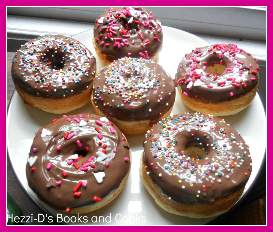 baked cake donuts with