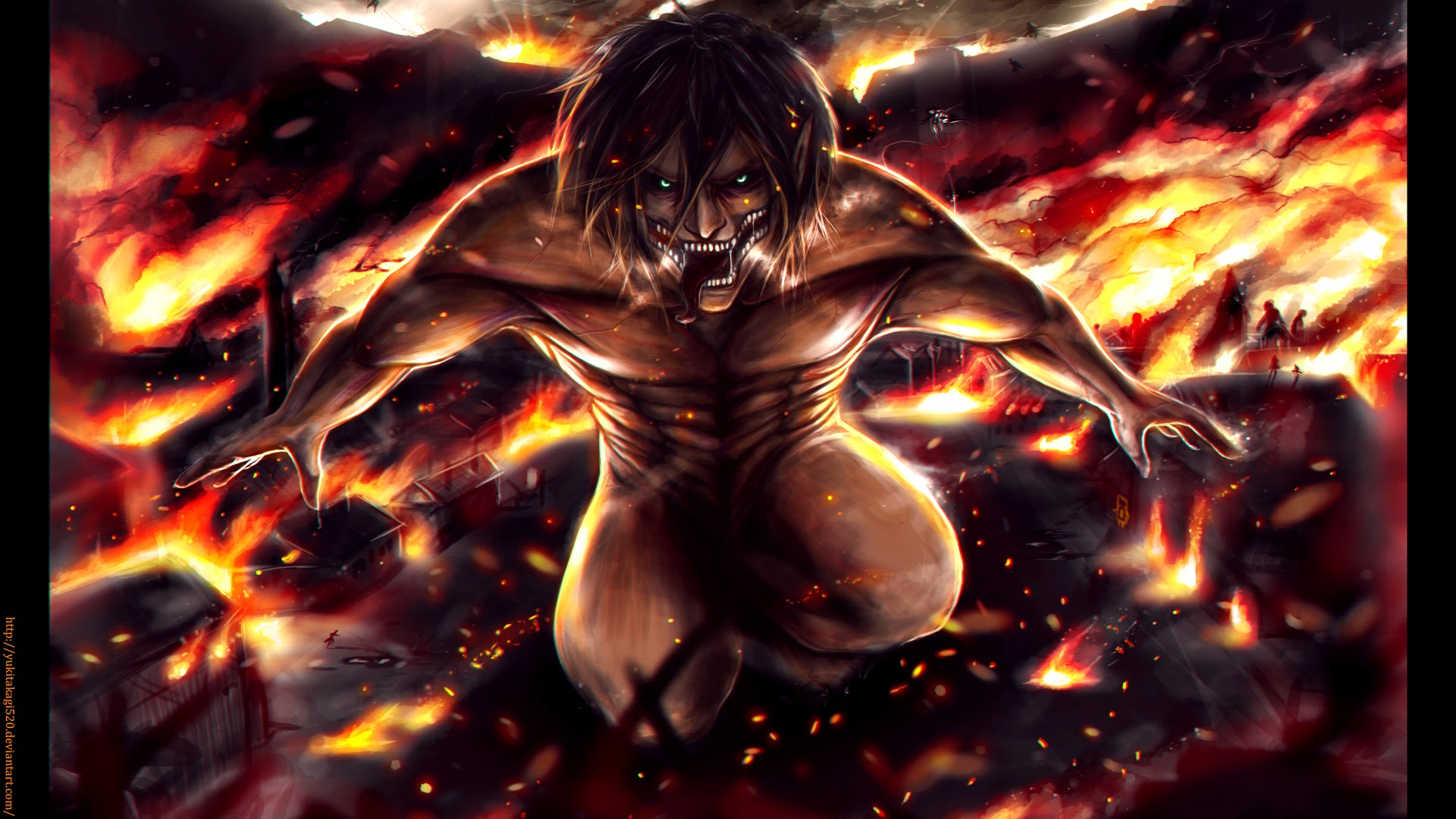 Attack on titan backgrounds eren Attack on titan backgrounds eren