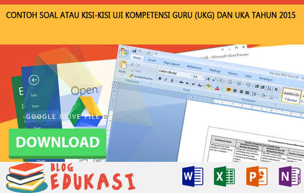 CONTOH SOAL ATAU KISIKISI UJI KOMPETENSI GURU (UKG) dan