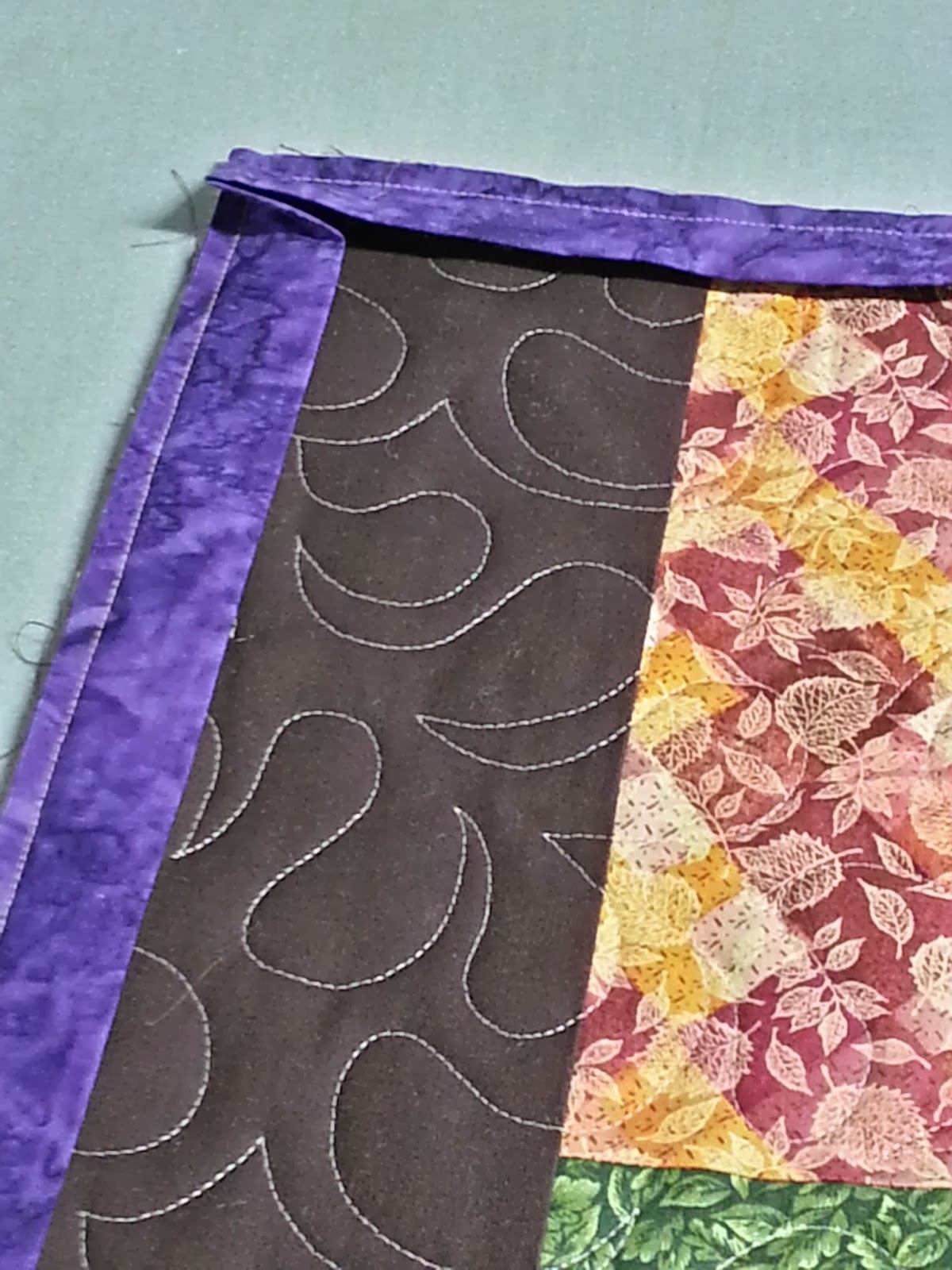 Fresh Off The Frame Flange Binding by Machine