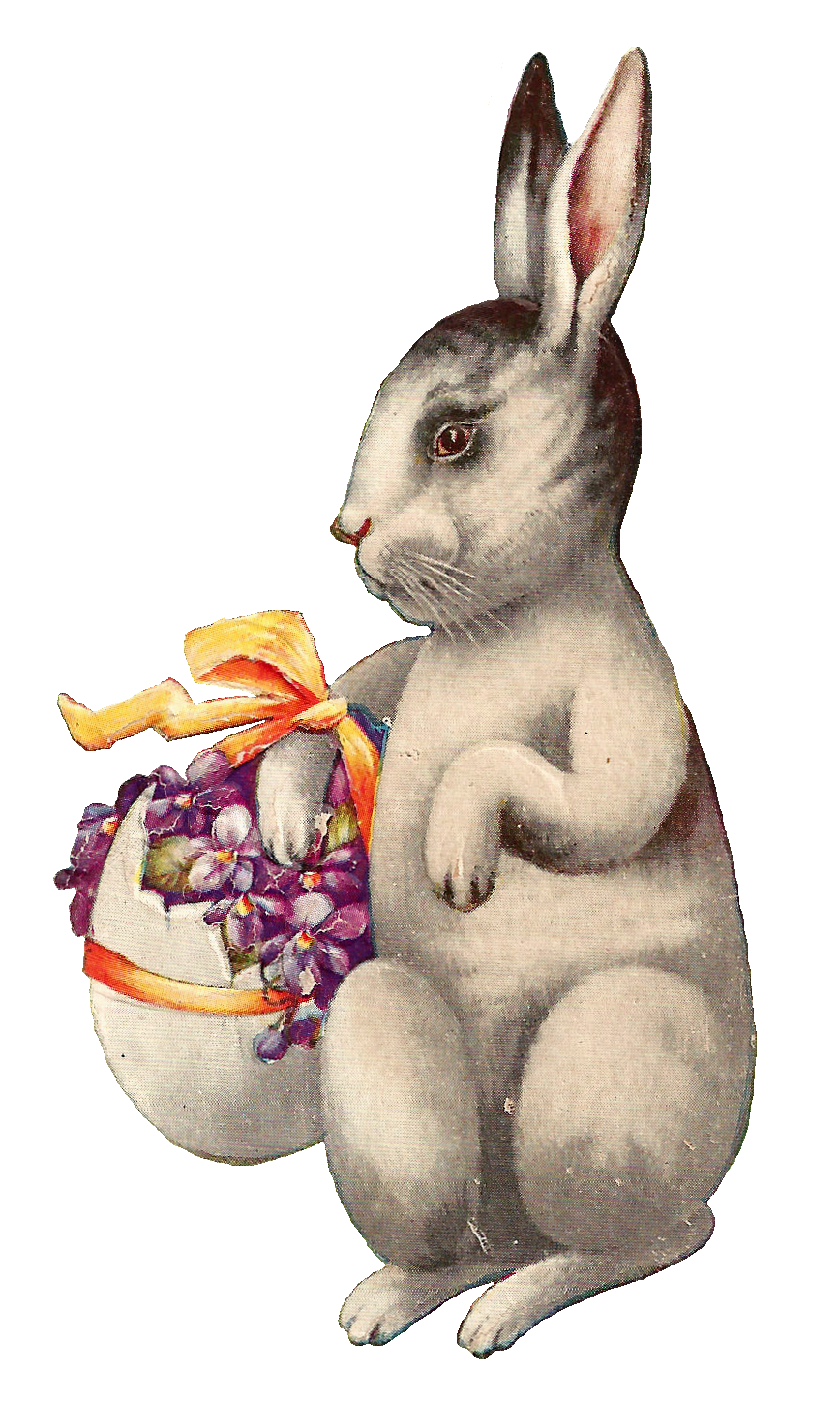 Free Vintage Easter Bunny Clip Art