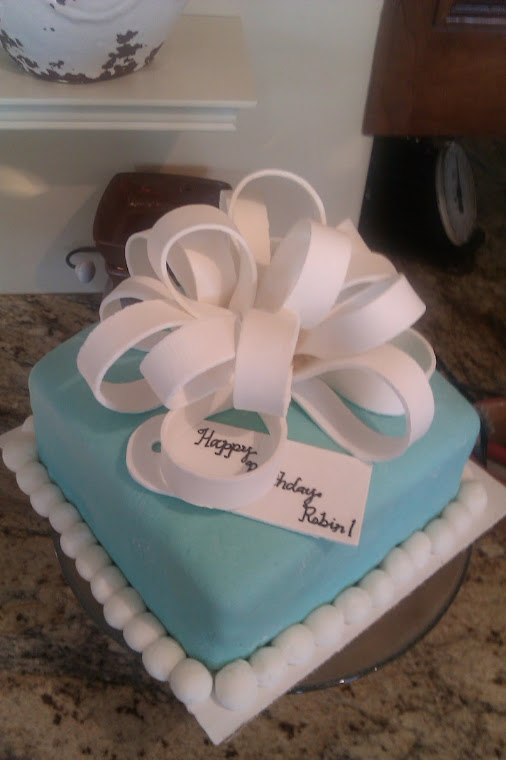 Tiffany Present Birthday Cake