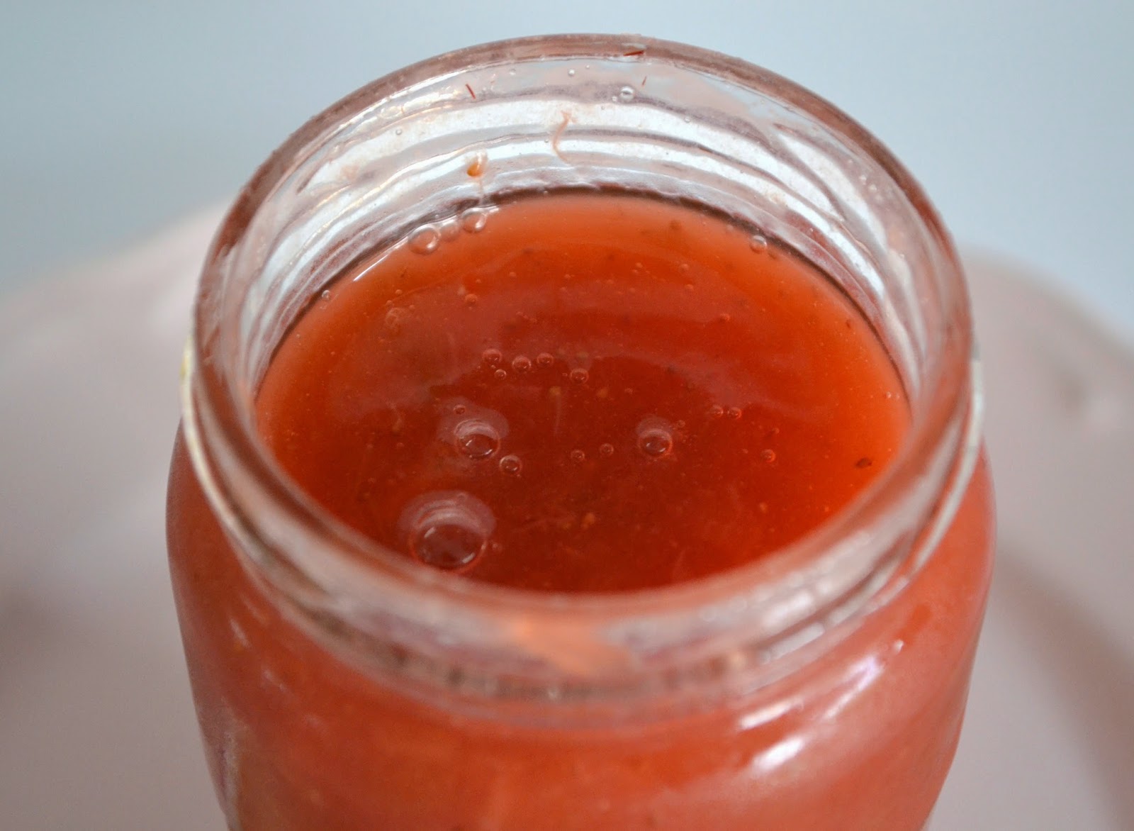 Privé de dessert!!! Confiture fraise & rhubarbe au fructose à IG bas