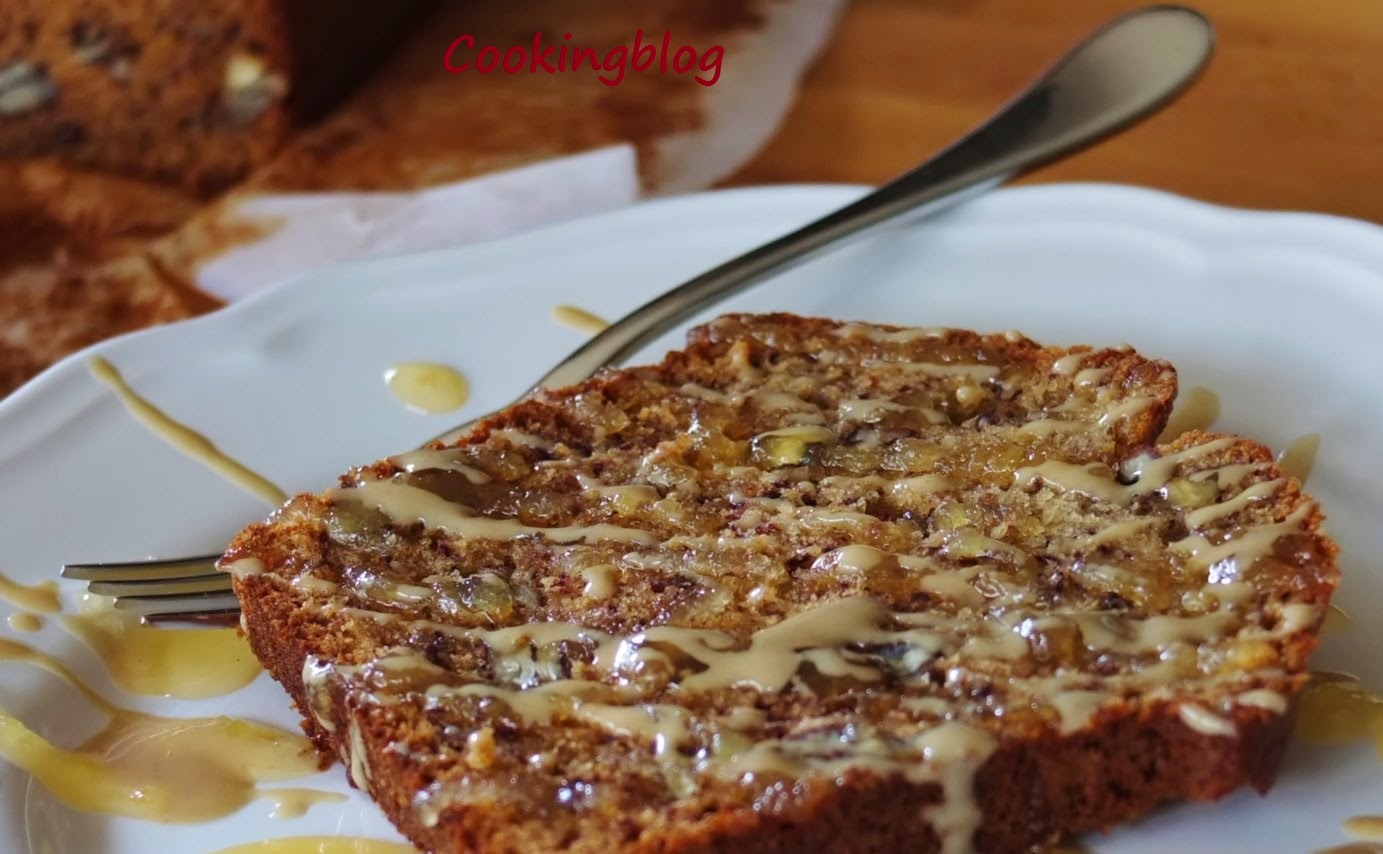 Pão de banana tostado com tahini e mel Grilled banana bread with tahini and honey Cooking