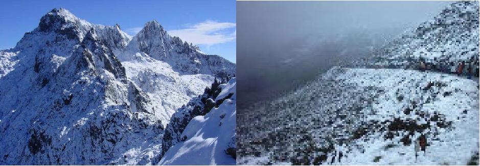 Paisajes inolvidables Pico Bolivar y Pico del Aguila fácil acceso desde la Posada Filomena
