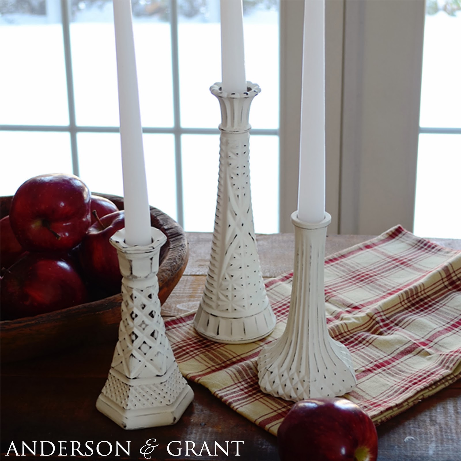 Decorating with Candlesticks anderson + grant