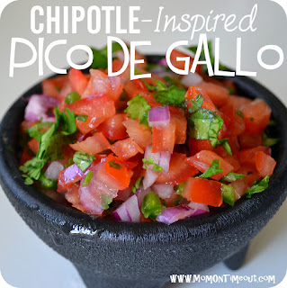 Copycat Chipotle's Pico de Gallo Salsa | MomOnTimeout.com #copycat #salsa #recipe Copycat Chipotle's Pico de Gallo Salsa | MomOnTimeout.com #copycat #salsa #recipe