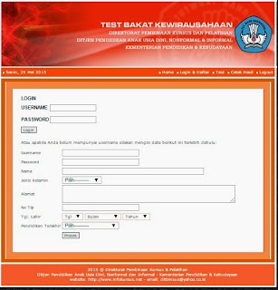 Jendela Login