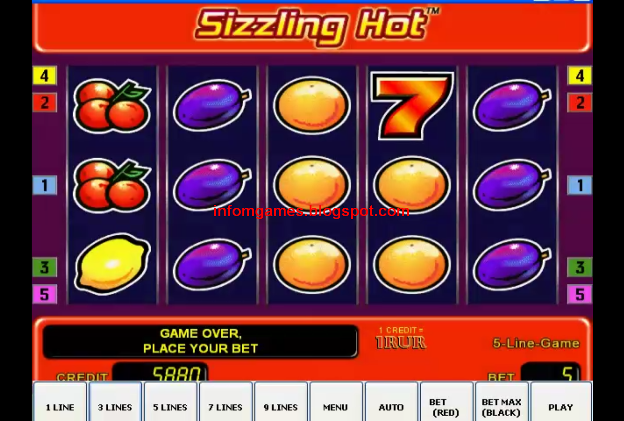 sizzling hot описание игрового автомата