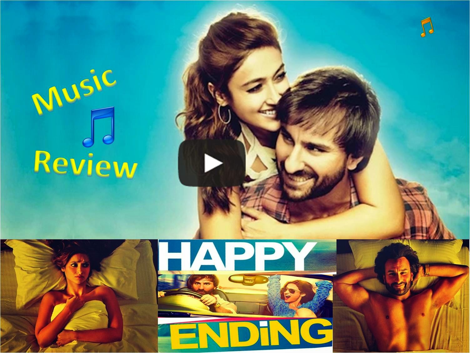 Happy Ending movie songs Saif Ali Khan and Ileana starer Bollywood movie Happy Ending songs and music review