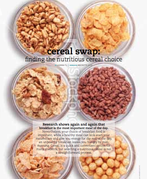 free to eat & be Healthy Alternatives Cereals Edition