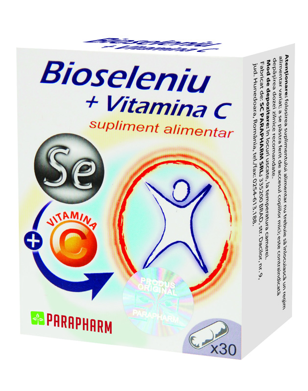 Bioseleniu + Vitamina C capsule