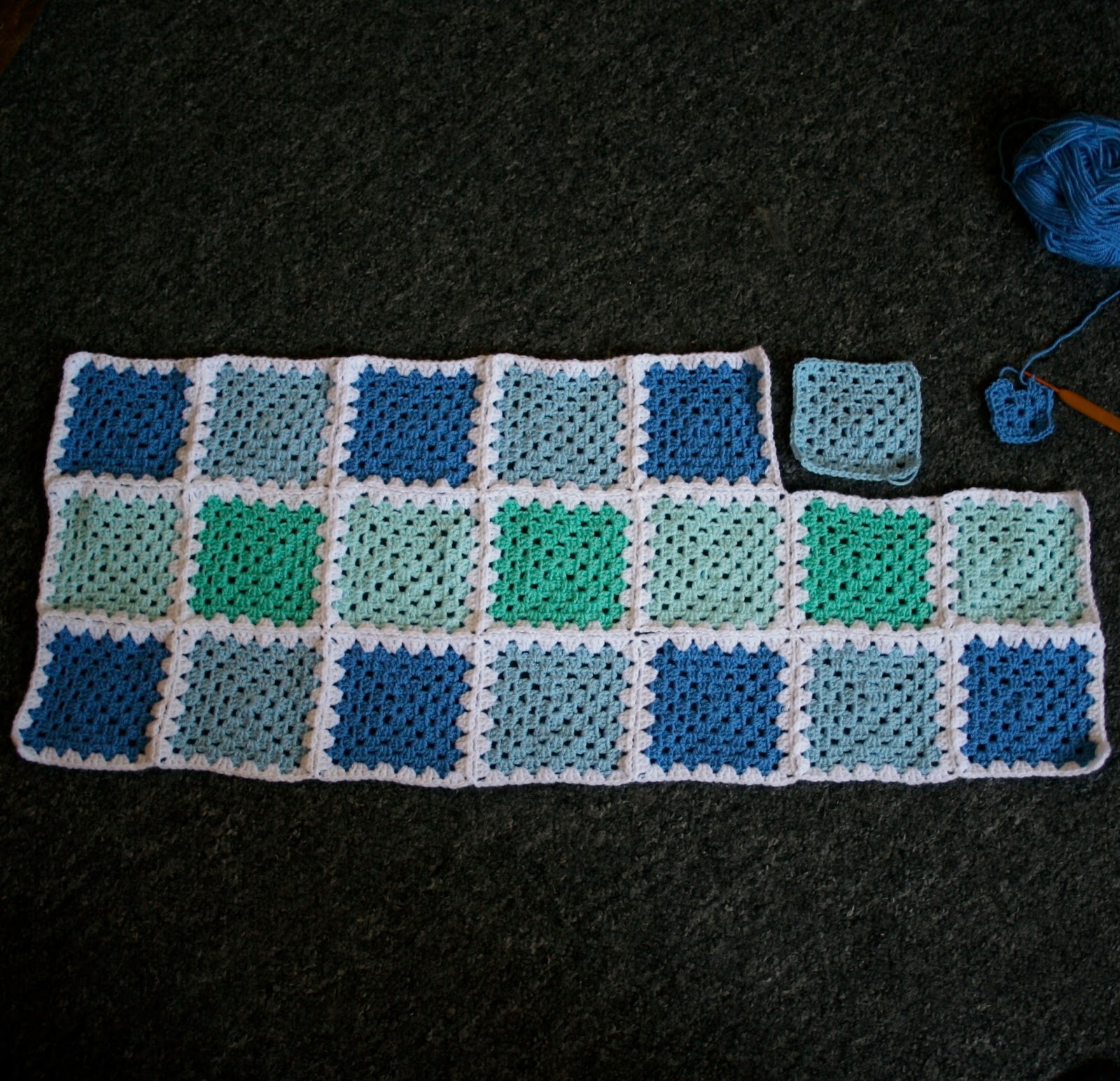 Hazel's Crochet Granny Patch Baby Blanket