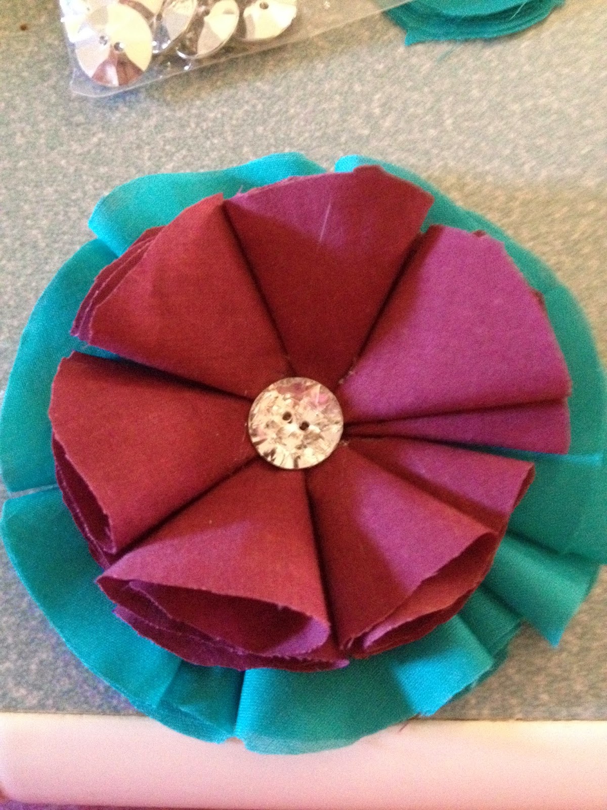 A to Z for Moms Like Me How to make fabric flowers