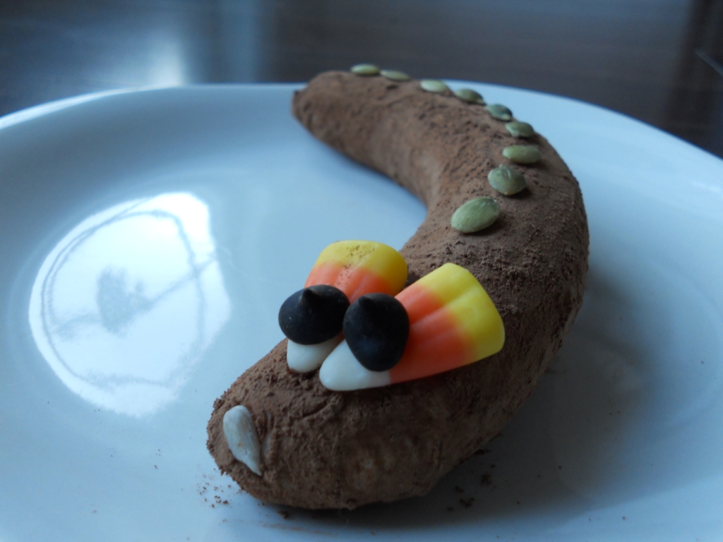 Snacking Squirrel Chocolate Banana Snake Snack