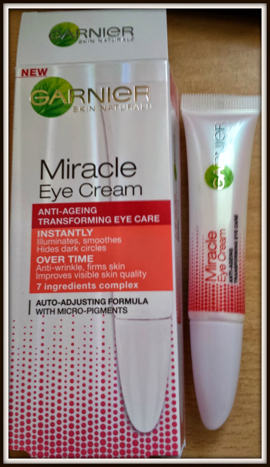 Does the new Garnier Miracle Eye Cream really reduce wrinkles? Glitz