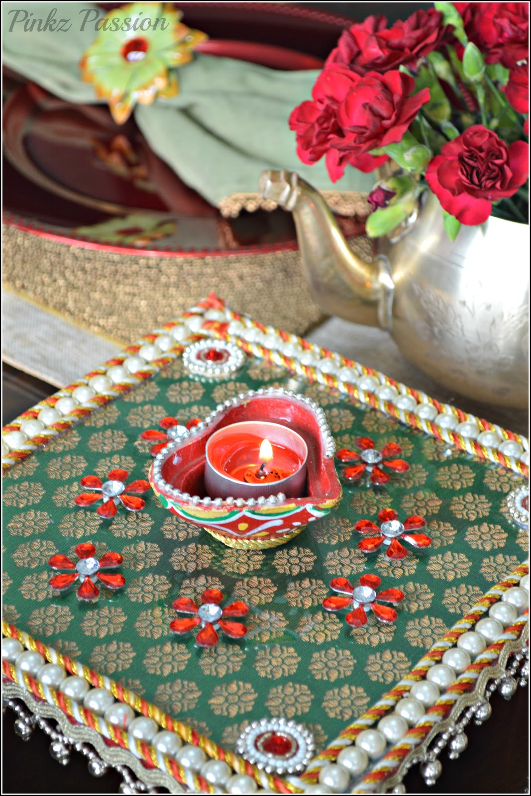 Pinkz Passion Dazzling Diwali Tablescape