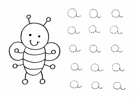 imágenes y dibujos de las vocales para trazar dibujos para repasar