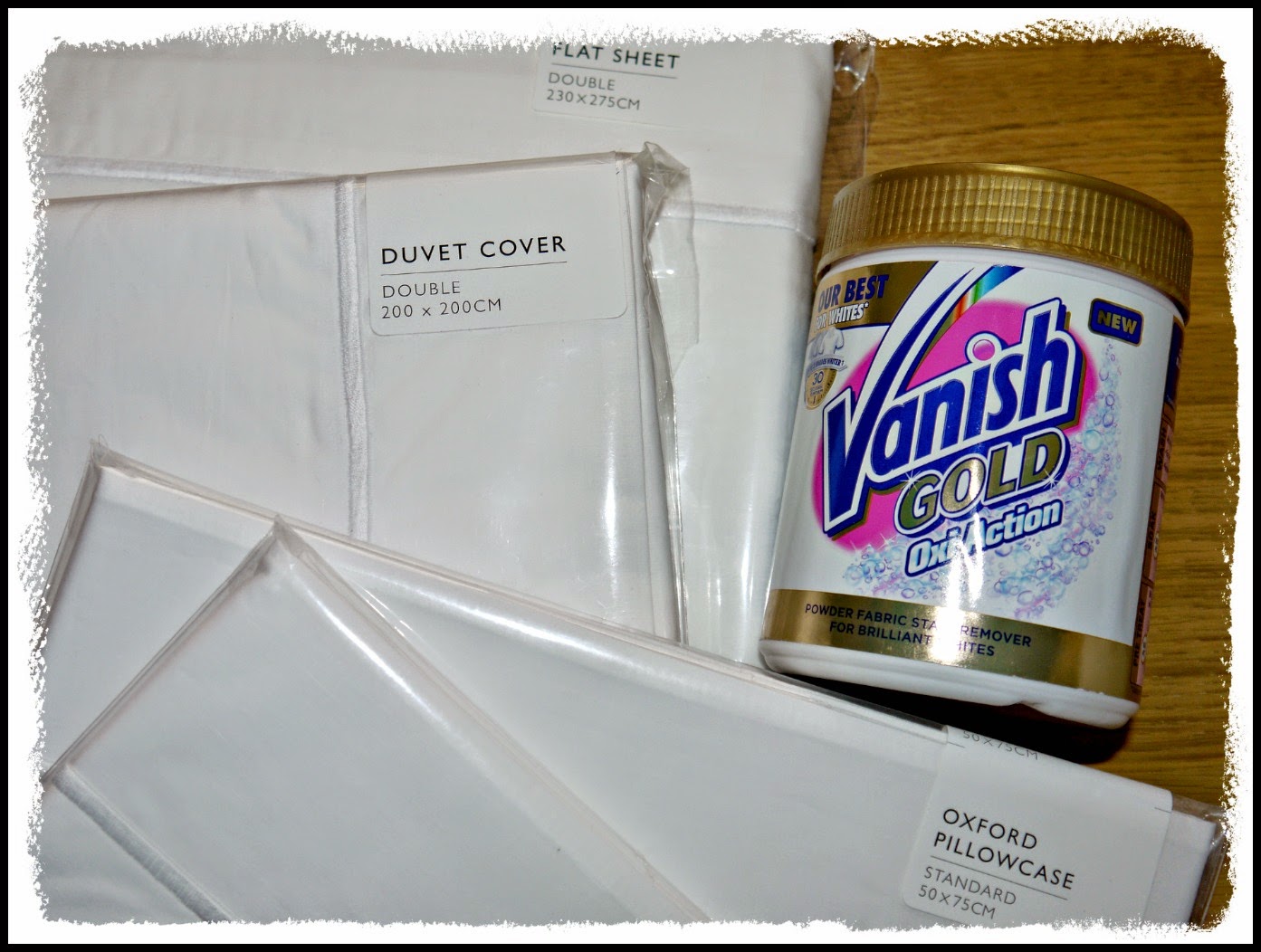 Inside the Wendy House Vanish Gold for Whites Bed Linen Challenge