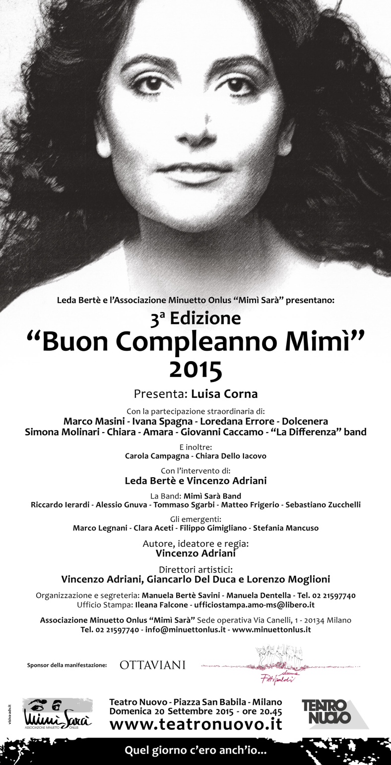 Riflettori Su Di Silvia Arosio Buon Compleanno Mimi Teatro Nuovo Di Milano