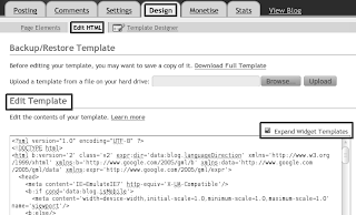 enable expand widget templates box