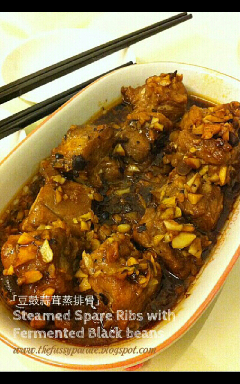 The Fussy Palate: Steamed Spare Ribs with Fermented Black Beans
