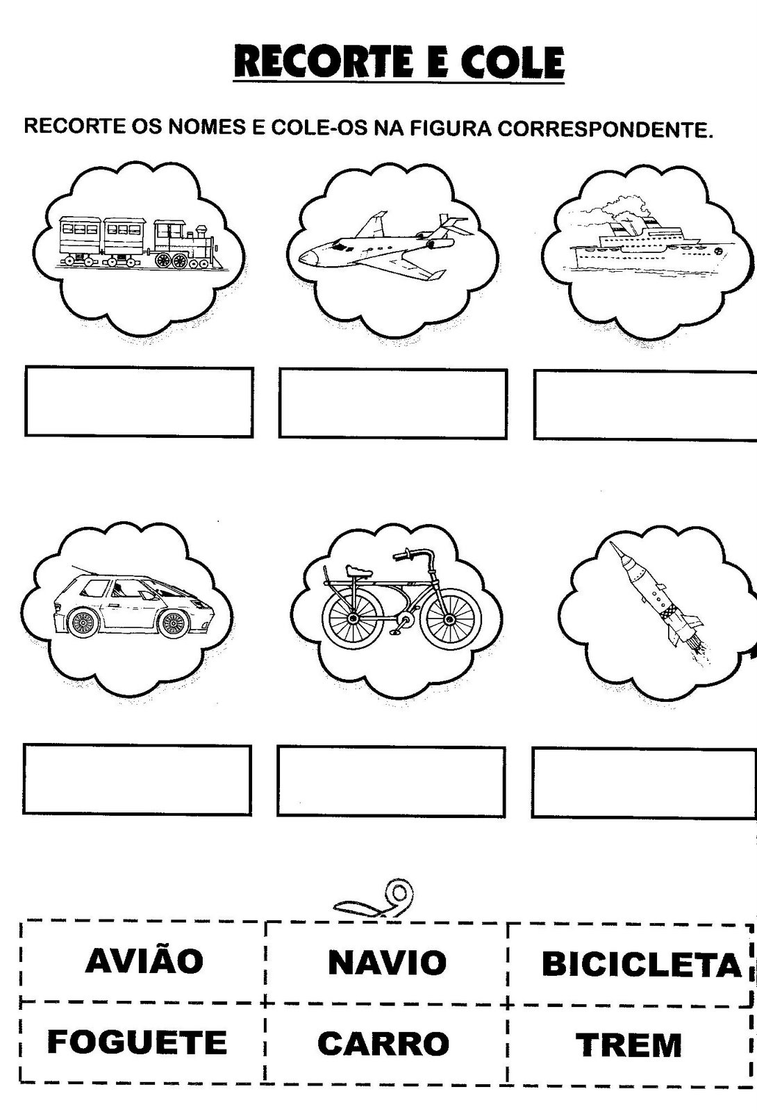 Escola e Arte: Trânsito e Meios de Transporte