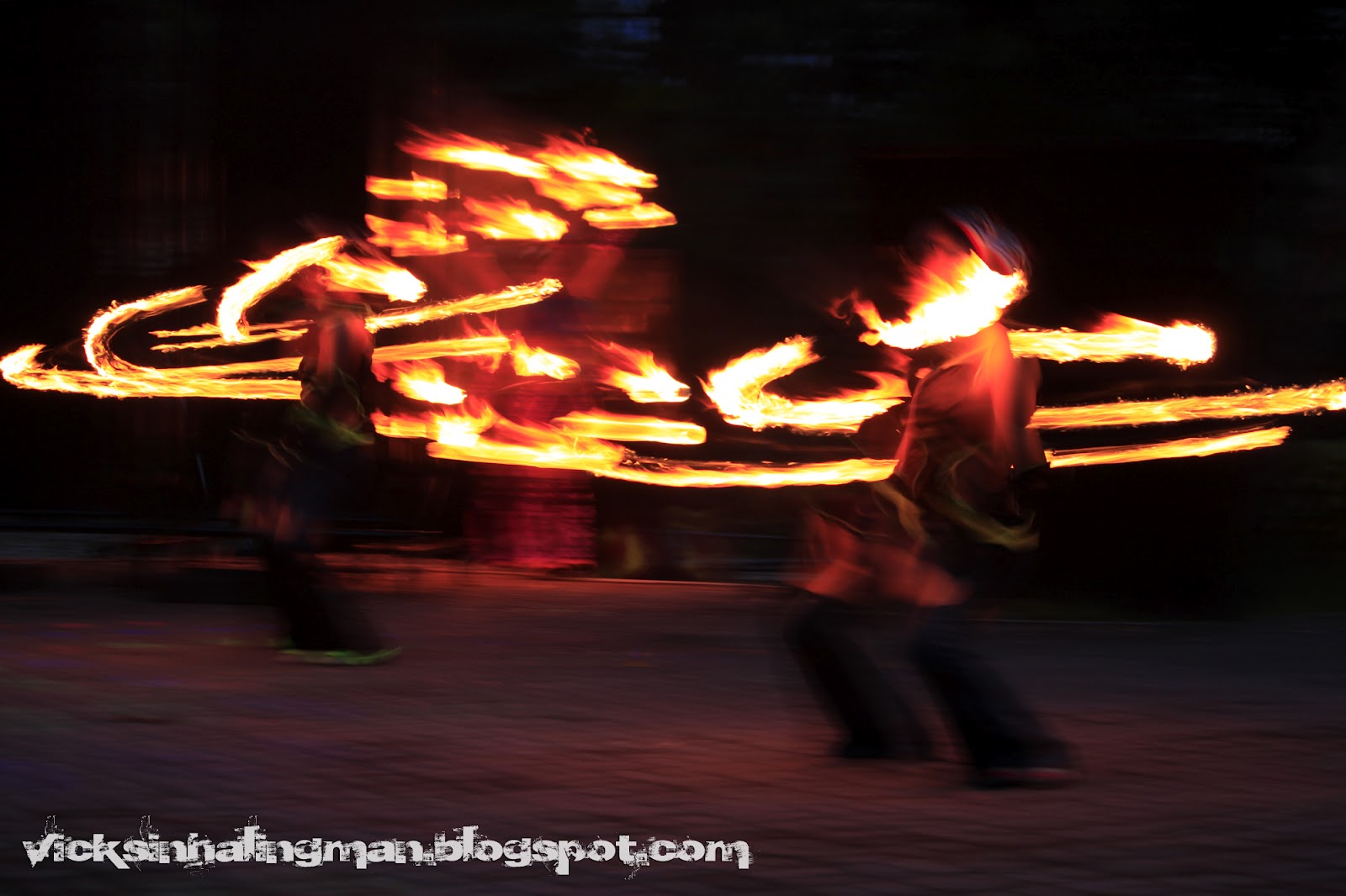 Fire Burning On The Dance Floor