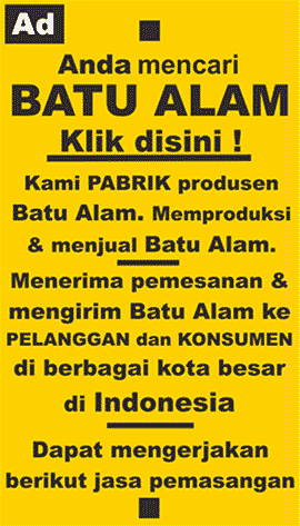 Batu Alam Andesit - iklan