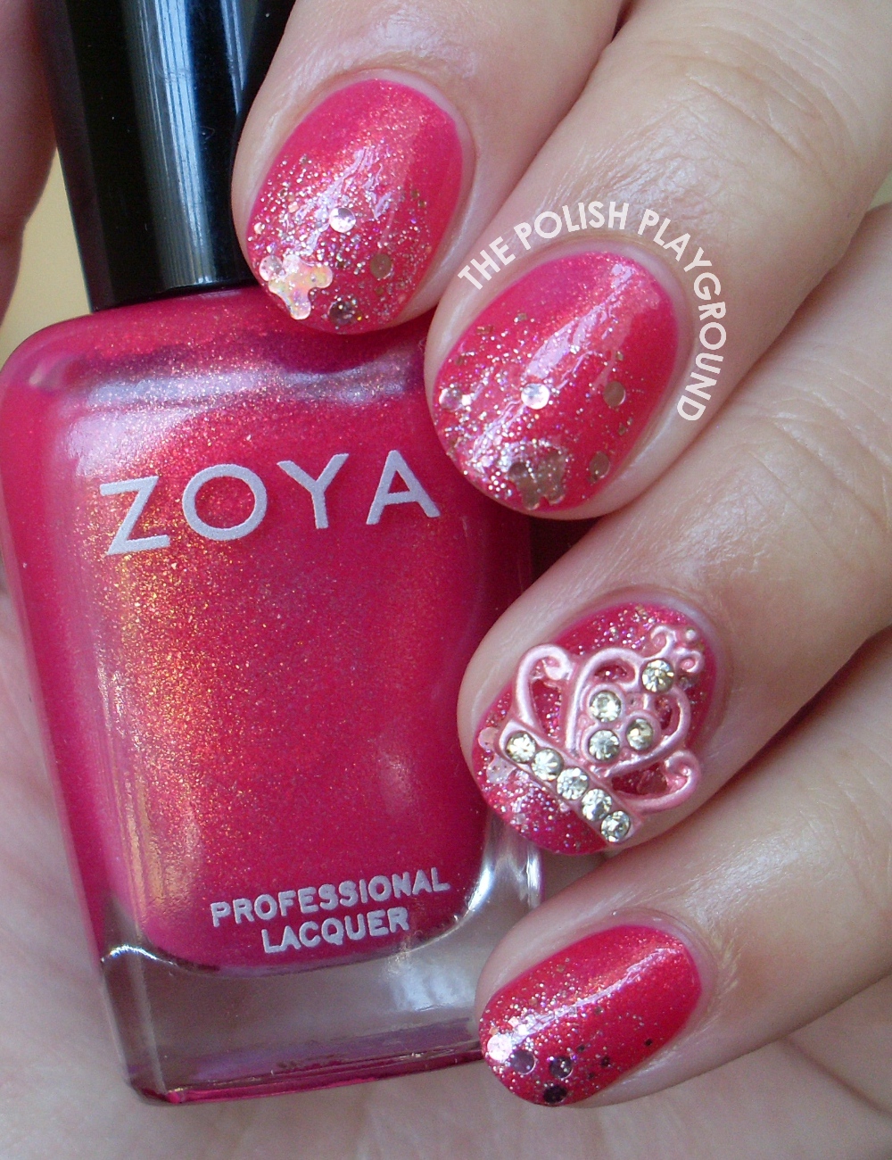The Polish Playground Pink Princess Nails