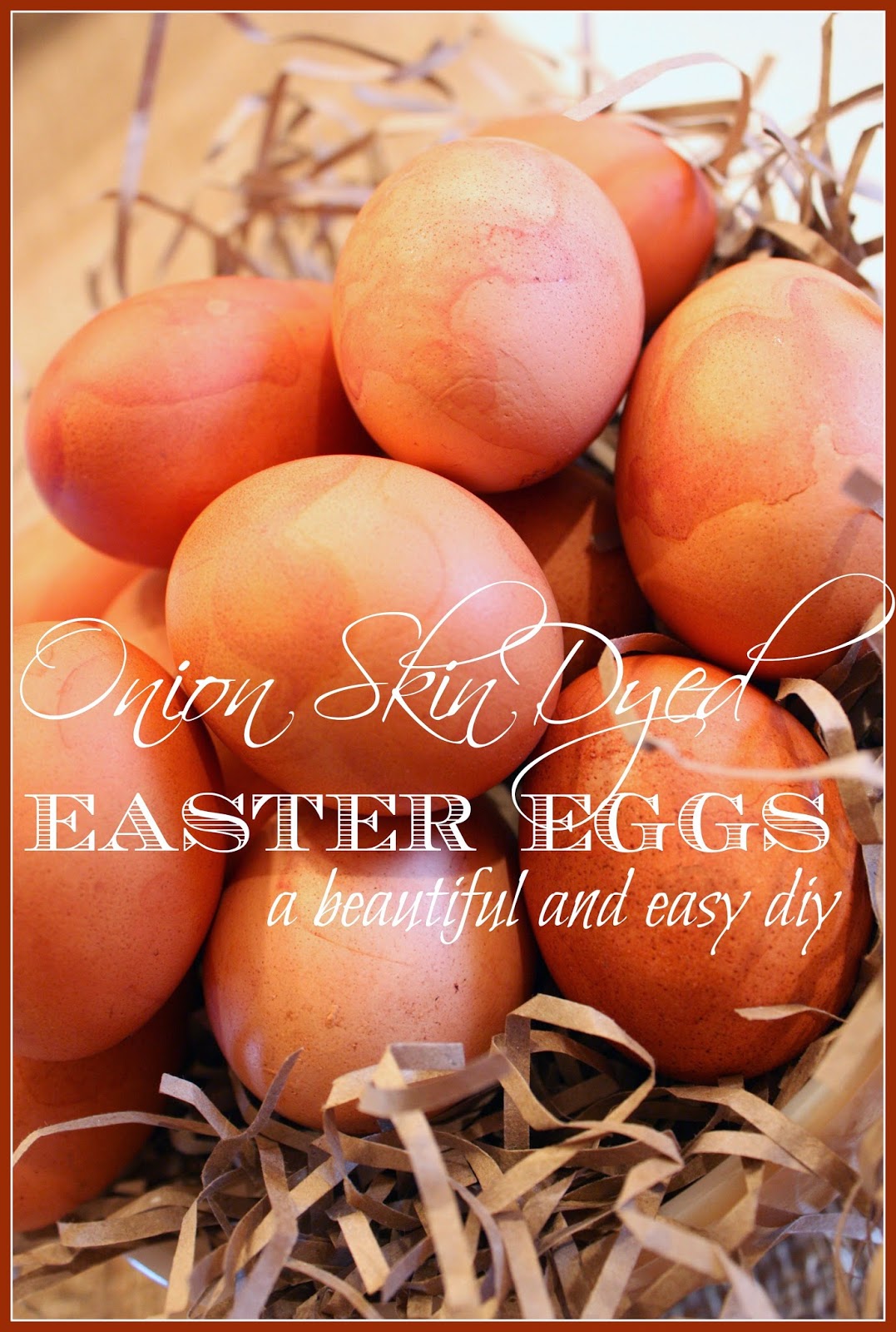 ONION SKIN DYED EGGS DIY StoneGable