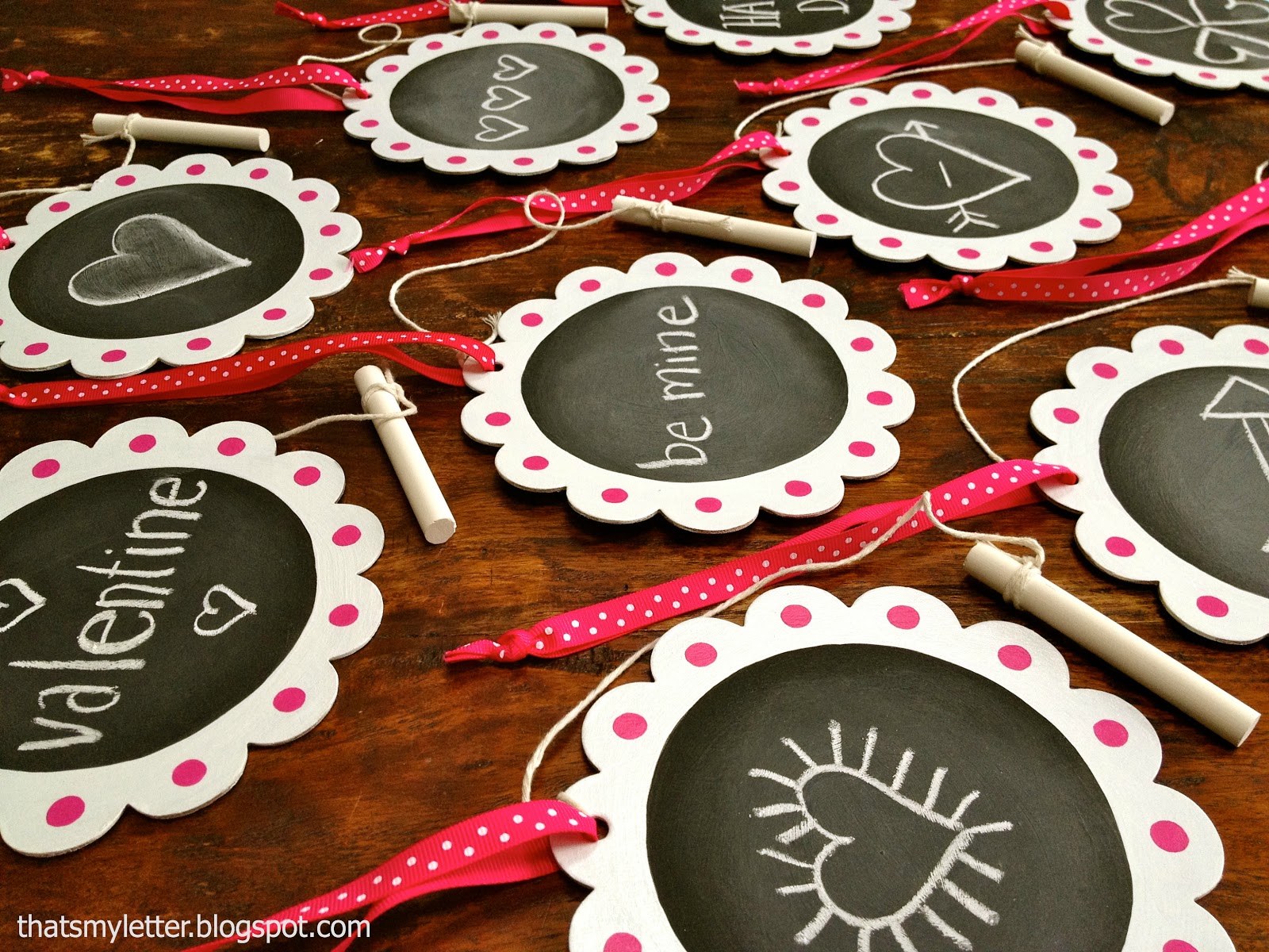 That's My Letter "C" is for Chalkboard Valentines