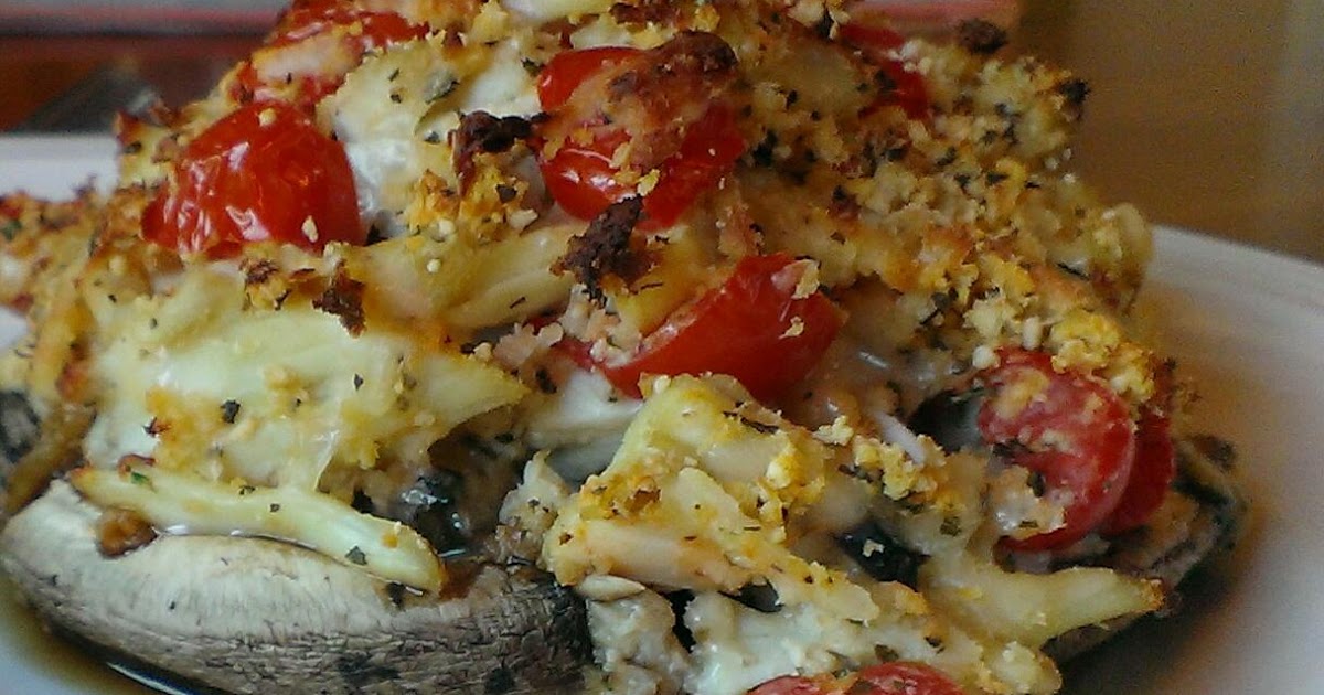 Kath Cooks: Crab Stuffed Portobello Mushrooms