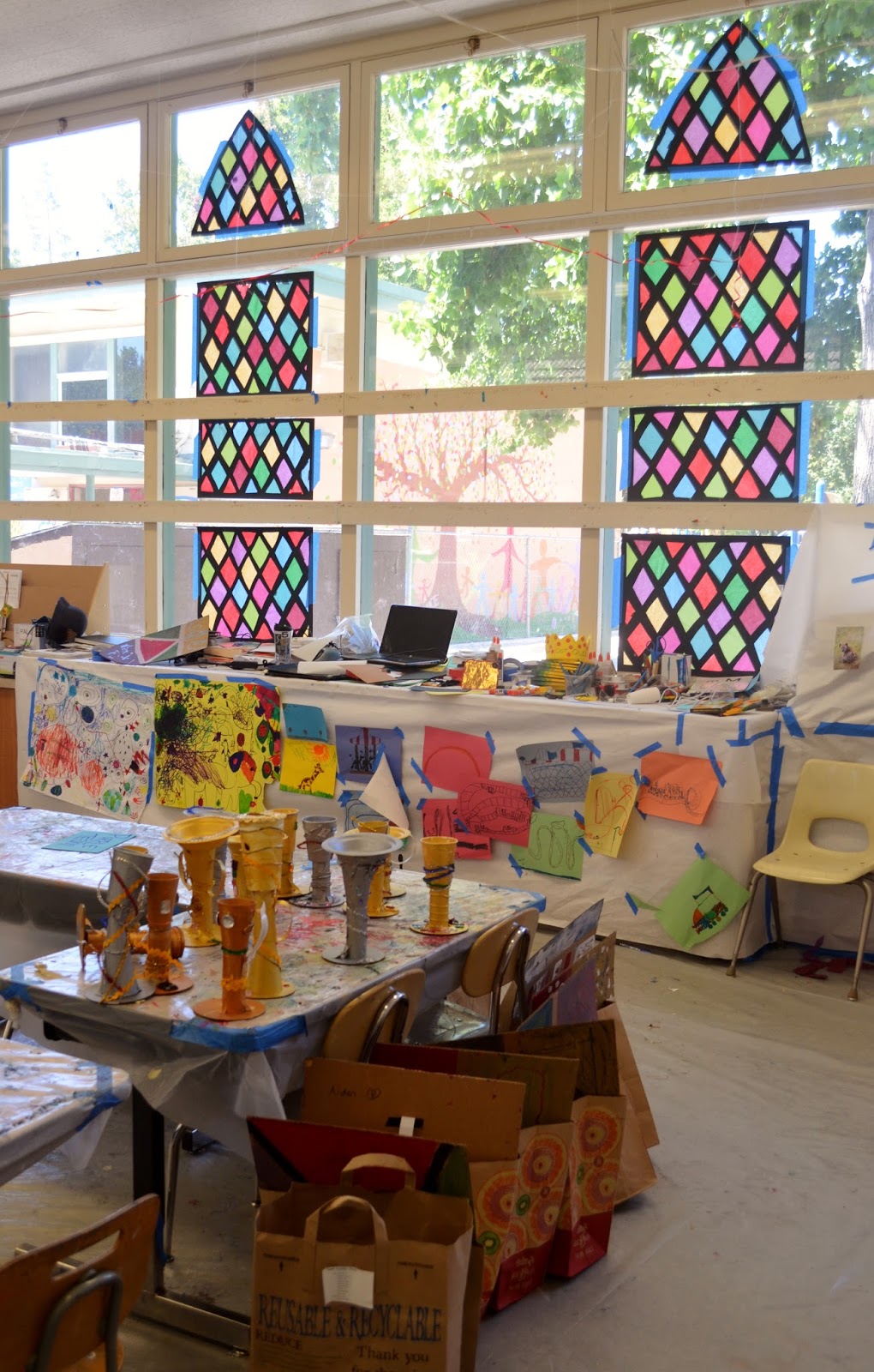 How to Make your Own Fake Stained Glass Windows Sunshine Guerrilla