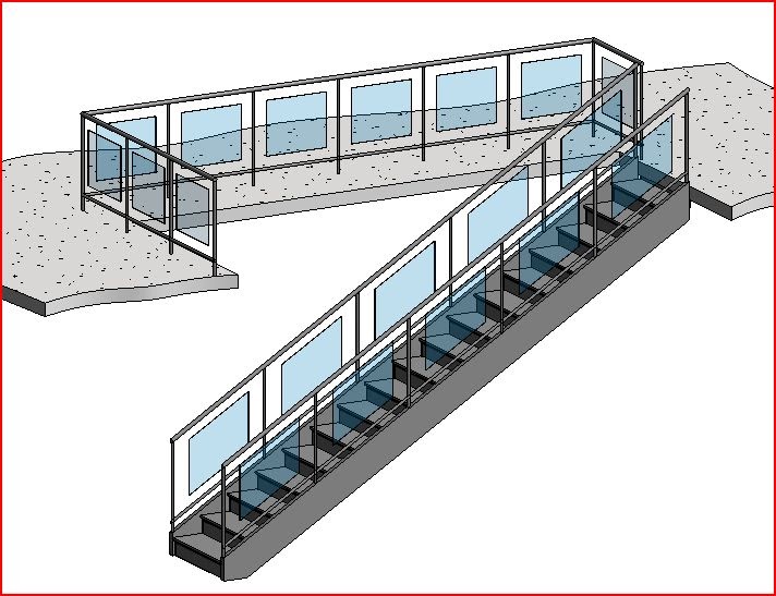 REVIT Rocks ! REVIT Railing with Glass Panels