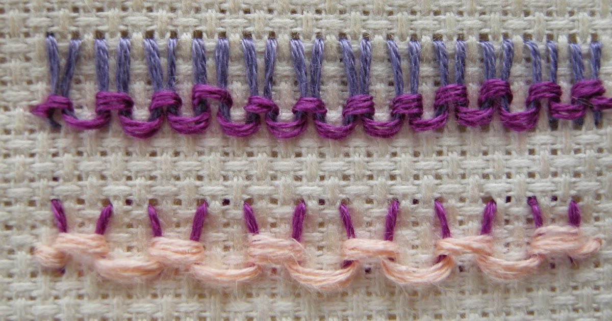 Queenie's Needlework TAST 129 Lock Stitch