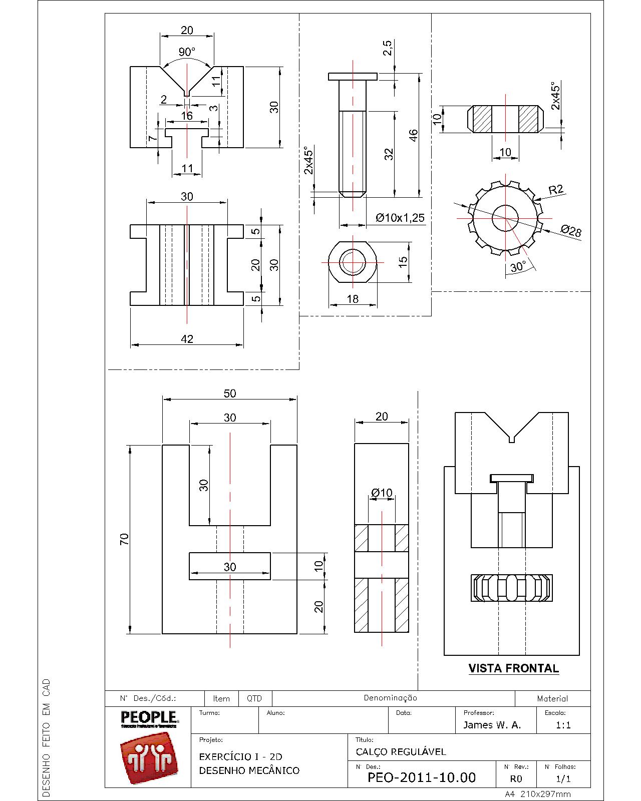 JamesCAD - desenhos mecânicos, civil, mobiliário, pré-moldados e  isométricos: março 2020
