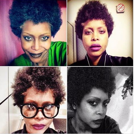Erykah Badu Posts Her Super Natural Afro Pics On Facebook