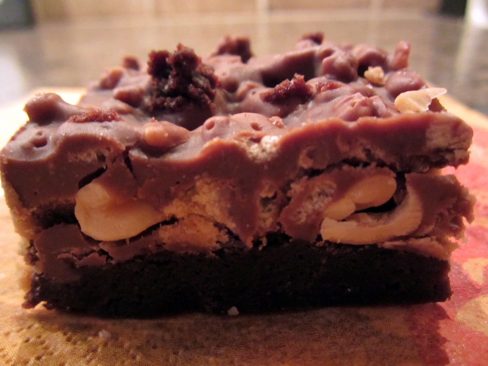 Sweet Magnolia Way Peanut Butter Crunchy Fudge Brownies