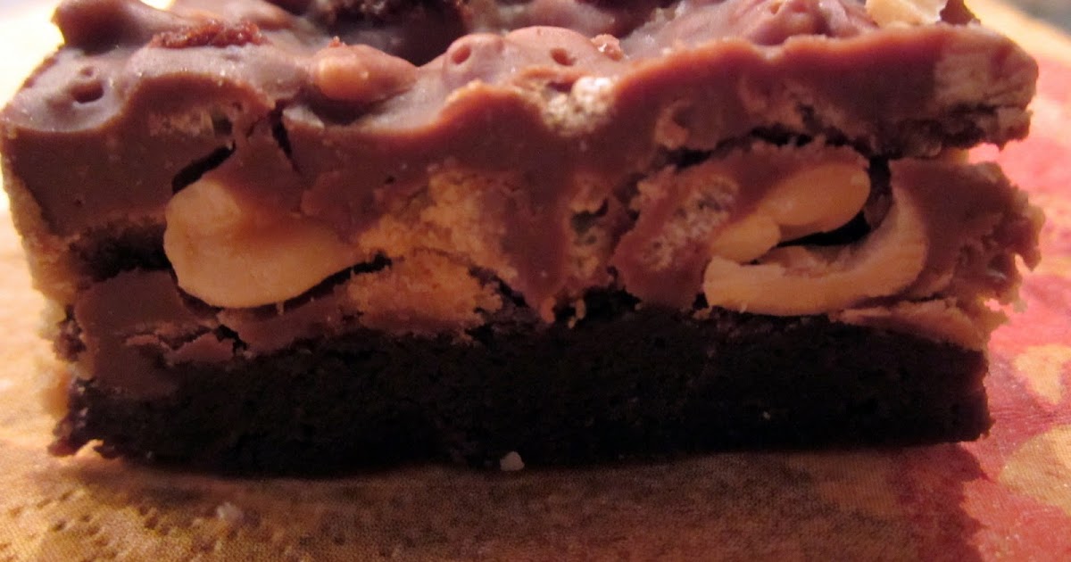 Sweet Magnolia Way Peanut Butter Crunchy Fudge Brownies