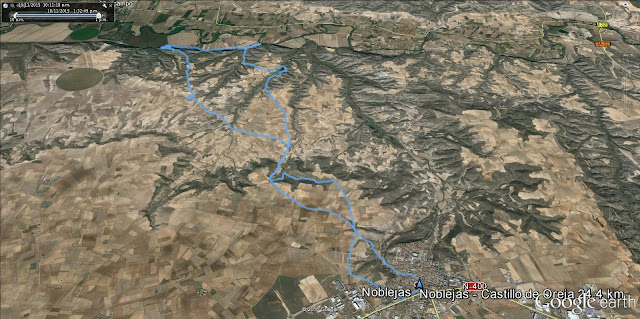 Ruta running Noblejas - Castillo de Oreja y vuelta Ruta running Noblejas - Castillo de Oreja y vuelta