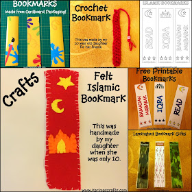 islamic bookmark ramadan crafts muslim 