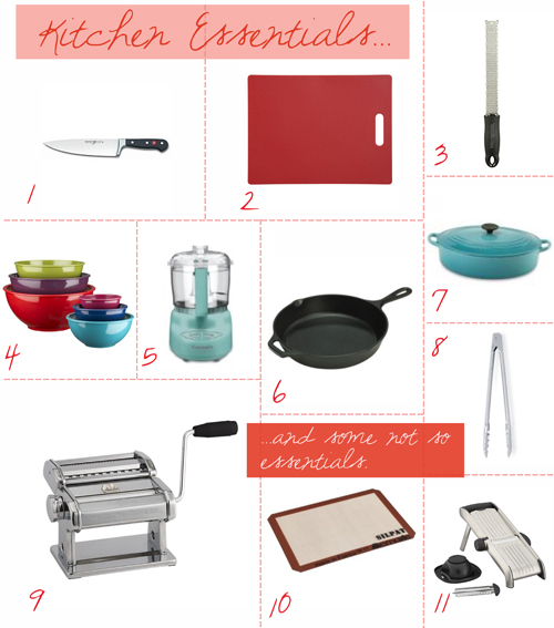 cardigan junkie: Things Every Girl Needs: Kitchen Essentials