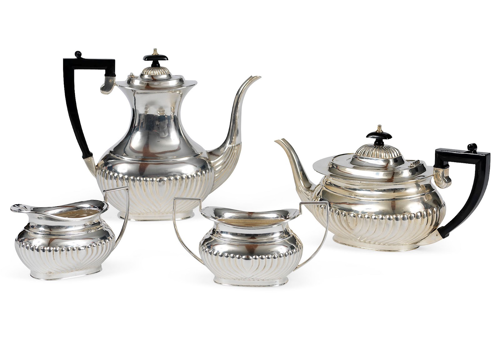 Paisley Curtain Teapots!