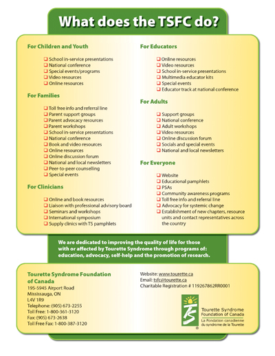 a history of the tourette syndrome Having a family history of tourette syndrome or other tic disorders might increase the risk of developing tourette syndrome sex. a history of the tourette syndrome Having a family history of tourette syndrome or other tic disorders might increase the risk of developing tourette syndrome sex.