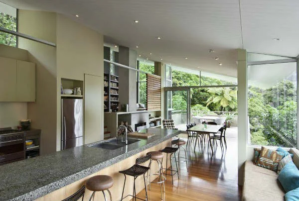 Modern Home in Marlborough Sounds