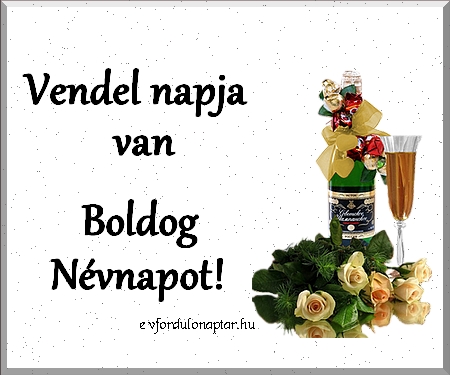 Október 20 - Vendel névnap