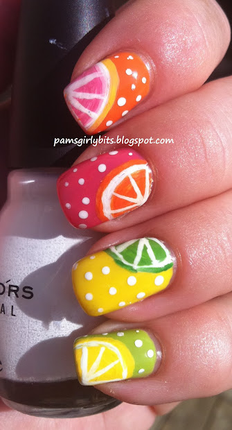 girly bits fruit slices summer