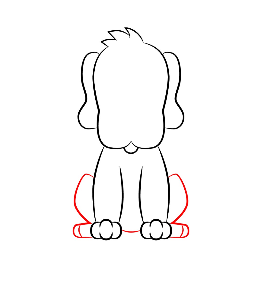 How To Draw A Cartoon Dog - Draw Central